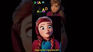 Princess Anna Sugar Crush 😍 Frozen2 Movie Princess 💗 Scared 😟 #viral #trending #shorts #shortsfeed