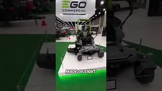 New EGO commercial zero turn lawn mower