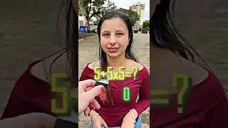 Quanto &eacute; 5+5*5? #desafio #matematica #brincadeira #calculo #jogos #foryou