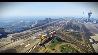 GTA 5 - Realistic plane Crash #1  (NO COMMENTARY )