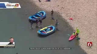 Watch: People Enjoy Illinois River For Fourth Of July Weekend