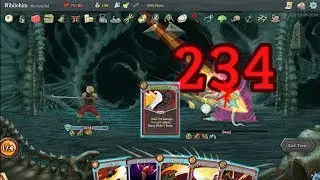 Slay the Spire Time Eater Endboss Turn 3 kill 234 damage hit!