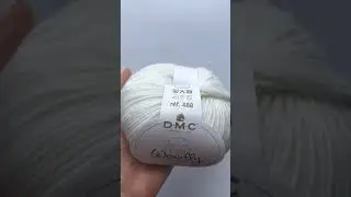 Подробный обзор пряжи DMC Woolly(100% шерсть мериноса superwash) №01 Белый