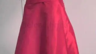 Sheath Sweetheart Long / Knee-Length Taffeta Bridesmaid Dress - Style BD5950 - HeleneBridal.com