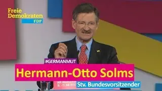 Rechenschaftsbericht Hermann-Otto Solms