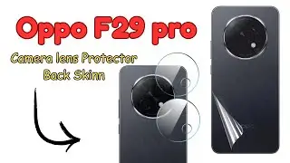 Oppo F29 Pro Back Skin And Camera Lens Protector