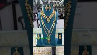 Turkis design bridal set ￼gold plated #alif imitation #1gramgoldplated#goldjewelry #govandi#govandi