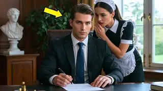 Ne signez pas ça, murmura la femme de ménage au milliardaire, et ce qu’il fit surprit tout le monde.