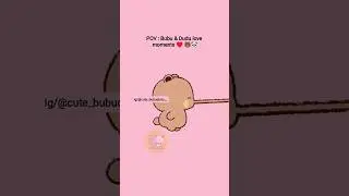 Bubu and dudu's love moments &hearts;️ 🫶🏼 cute bubu dudu #shorts #dudububu #bubududu #cartoon #animation