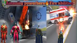 Amazing powerhero🔥 Fire abilities👍 🥳🤩👶(Android Gameplay)