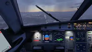 Chicago Rain Ops | A321neo Wet Takeoff & Landing | FSLabs | MSFS 2024