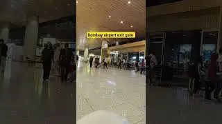 Bombay airport exit gate #sorts #viral