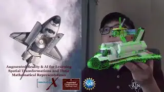 Augmented Reality and AI for Learning Spatial Transformations and Their Mathematical Representations