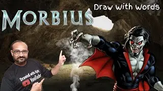 Turn Word MORBIUS into MORBIUS Vampire Drawing | How to draw Morbius