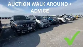 PREVIEWING + TEST DRIVE OF VEHICLES AT DEALER ONLY AUCTION | CAR BUYING ADVICE + CAR DEALER TIPS