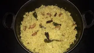 Easy yellow rice||tamarind rice||pulihora rice