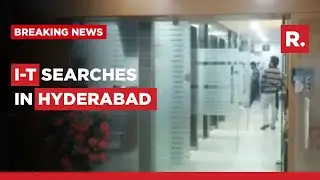 I-T Searches Are Being Conducted At A Real Estate Company In Hyderabad