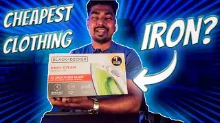 I FOUND THE CHEAPEST Name Brand Clothing Iron | Black and Decker Iron