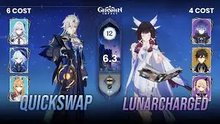 6.3 SPIRAL ABYYS [ NEUVILLETTE QUICKSWAP X COLUMBINA LUNARCHARGED ] GENSHIN IMPACT INDONESIA