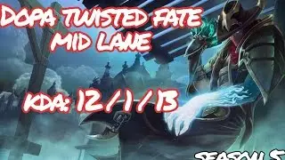 Dopa  Twisted Fate vs Varus   KR LOLProReplay Master [FullGame]