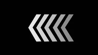 Dynamic Chevron Animation on Black Background