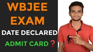 WBJEE 2022 Exam Date Out💥 | Admit Card