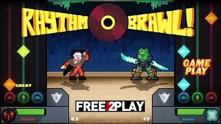 Rhythm Brawl ★ Gameplay ★ PC Steam [ Free to Play ] rhythm-based fighting game 2021 ★1080p60FPS