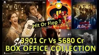 Box Office Collection Of Sanju, Race 3, Incredibles 2, Jurassic World 2, Parmanu 2018