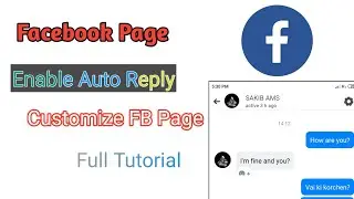 How to enable Facebook page instant reply option! By SAKIB_AMS
