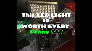 BEST Amateur Camera For $200 - Canon T3i (Pt.6 Neewer CN-160 LED Light Unboxing/Review)