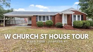 W Church Street House Tour I Video Tour I Conetoe NC