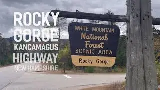 Rocky Gorge Scenic Area on the Kancamagus Highway in New Hampshire