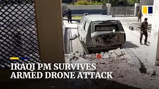 Iraqi prime minister escapes assassination attempt using armed drones to target his Baghdad home