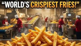 World’s Crispiest French Fries Factory 🍟 | Massive Production