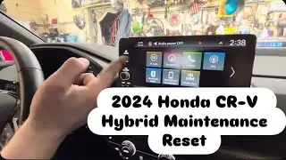 2024 Honda Hybrid CR-V Sport Touring Maintenance Reminder Reset