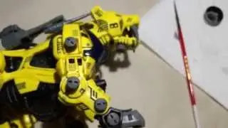 Размывка панели на светлой броне Zoid Armor