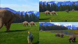 NHK'S T-rex: A Evolutionary Journey [2016] - Sonorasaurus, Eolambia & Cedarceratops Screen Time