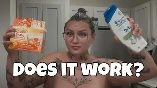 Removing Hair Dye without Bleach | Vitamin C & Dandruff Shampoo as Color Remover