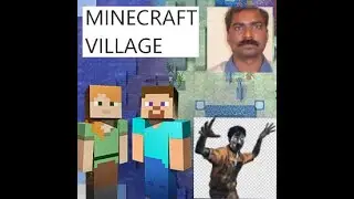 MINECRAFT VILLAGE EASTER EGG ATTEMPT W/ SQUIDELY GAMING (World At War Custom Zombies)