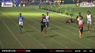 100M Mens Heats    National Sports Festival 2019