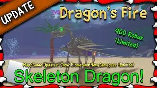ROBLOX | Dragon's Fire - Skeleton Dragon! (Limited - October Only) #6 - 1080HD