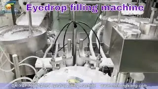 5ml eye drop filling machine/how to fill the eye drop liquid into  bottle/5ml eyedrop filling line