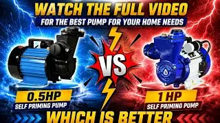 Don’t Buy a Water Pump Without Watching This! 🔥 0.5HP vs 1HP Explain in Tamil |Brio Pumps | Video