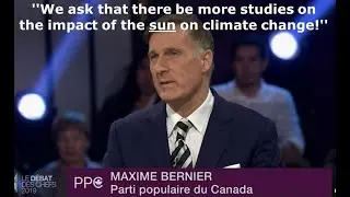 OCT 2019 -  Leader of the PPC Maxime Bernier on the #ClimateEmergency!