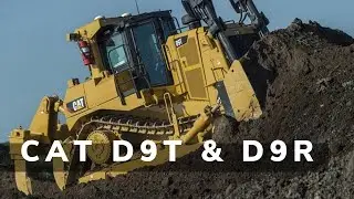 Детальный обзор бульдозеров CAT D9T & D9R | Тяжелые бульдозеры, отличия и особенности