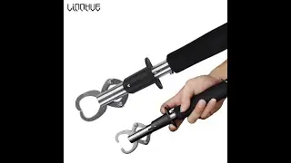 LINNHUE New Fishing Grip Fishing Tools Stainless Steel 30cm Max Weighting 25kg 55lb Gripper Grab