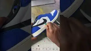 Custom Travis Scott Jordan 1 lows 🤯🔥 #sneakerhead #customshoes #jordans #nike
