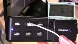 Sabrent 6-Port Family-Sized Wall Charger Multi Port USB Charger AX-USB6