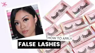 How to Apply False Lashes for Beginners ft. Ace Beaut&eacute;