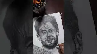 Art_ Realistic sketch of Chris Hemsworth (THOR).._full video coming soon.